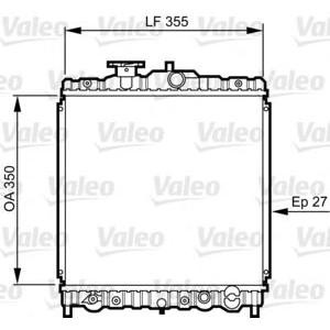 воден радиатор VALEO 731469 