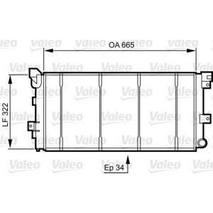 воден радиатор VALEO 731531 