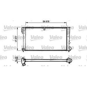 воден радиатор VALEO 731570 