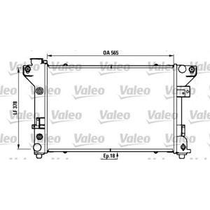 воден радиатор VALEO 731578 