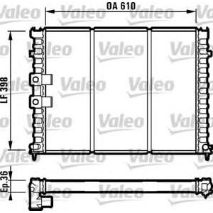 воден радиатор VALEO 731584 