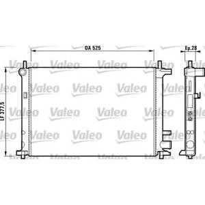 воден радиатор VALEO 731736 