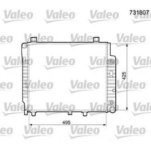воден радиатор VALEO 731807