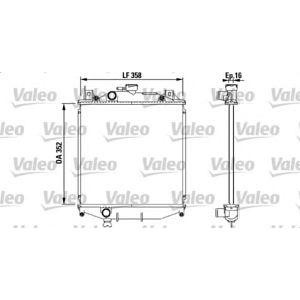 воден радиатор VALEO 731828 