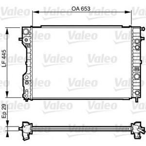 воден радиатор VALEO 731841