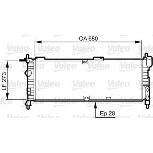 воден радиатор VALEO 732032 