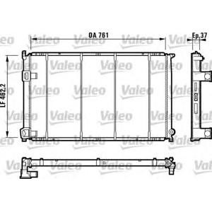 воден радиатор VALEO 732049 