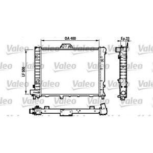 воден радиатор VALEO 732108