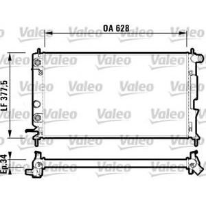 воден радиатор VALEO 732360 