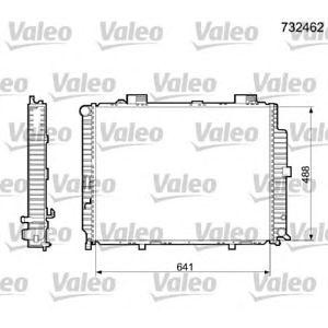 воден радиатор VALEO 732462 