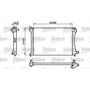 воден радиатор VALEO 732618 
