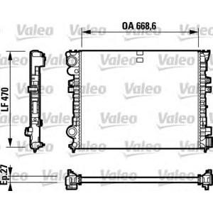воден радиатор VALEO 732692