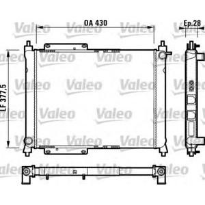 воден радиатор VALEO 732758 