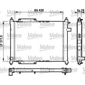 воден радиатор VALEO 732759 