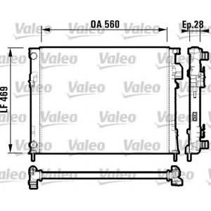 воден радиатор VALEO 732846 