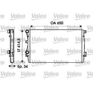 воден радиатор VALEO 732872