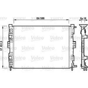 воден радиатор VALEO 732873 