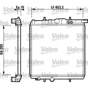 воден радиатор VALEO 732885