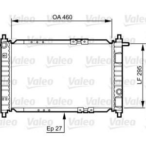 воден радиатор VALEO 734250 