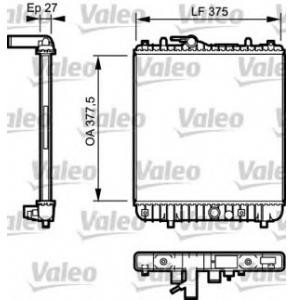 воден радиатор VALEO 734331 
