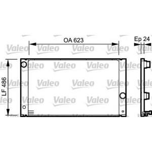 воден радиатор VALEO 734898 