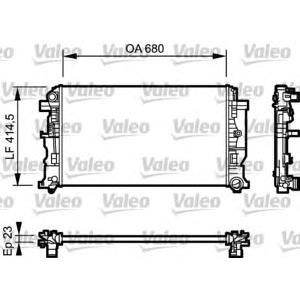 воден радиатор VALEO 734926
