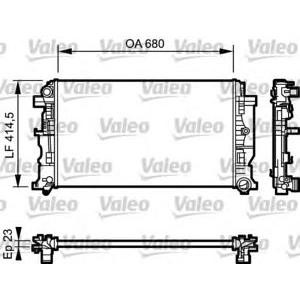 воден радиатор VALEO 734927 
