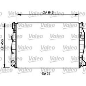 воден радиатор VALEO 735021