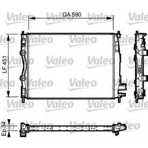 воден радиатор VALEO 735114 
