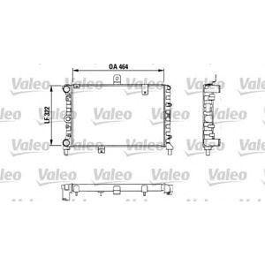 воден радиатор VALEO 811056 