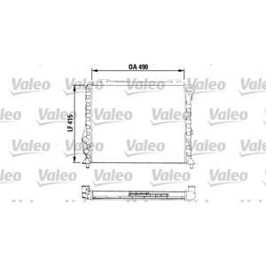 воден радиатор VALEO 811068 