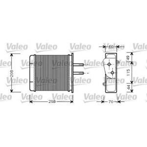 радиатор за парно VALEO 812145 