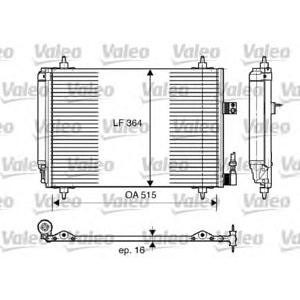 радиатор за климатик VALEO 814066 