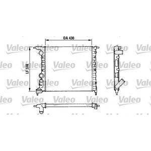 воден радиатор VALEO 816658 