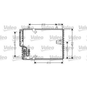 радиатор за климатик VALEO 816874