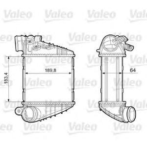 интеркулер (охладител за въздуха на турбината) VALEO 817457