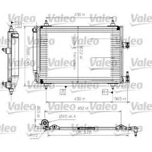 радиатор за климатик VALEO 817465