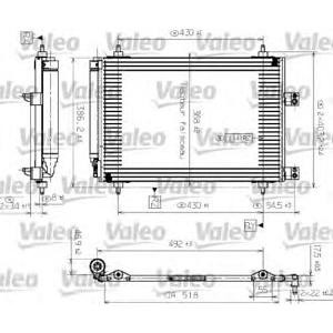 радиатор за климатик VALEO 817526 
