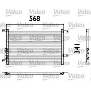 радиатор за климатик VALEO 817527 