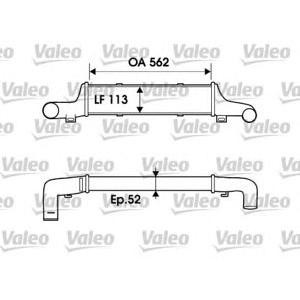 интеркулер (охладител за въздуха на турбината) VALEO 817905 
