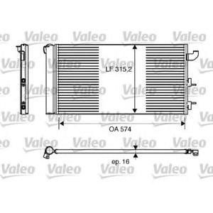 радиатор за климатик VALEO 818162