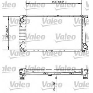 воден радиатор VALEO 819414