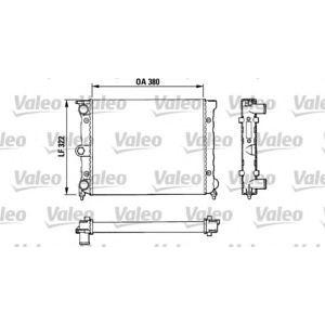 воден радиатор VALEO 883818 
