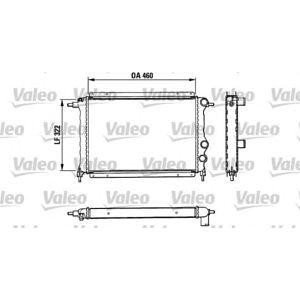 воден радиатор VALEO 883851
