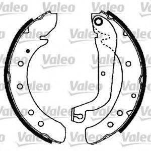 комплект спирачни челюсти VALEO 562753 