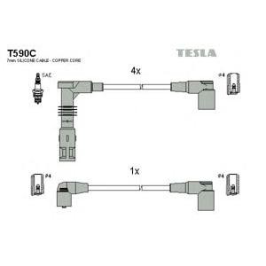 кабели за свещи - комплект запалителни кабели TESLA T590C