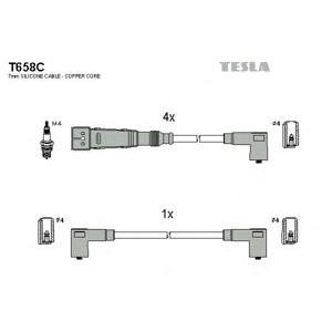 кабели за свещи - комплект запалителни кабели TESLA T658C