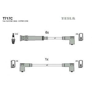 кабели за свещи - комплект запалителни кабели TESLA T717C