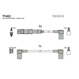 кабели за свещи - комплект запалителни кабели TESLA T740C