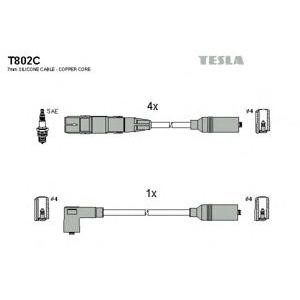 кабели за свещи - комплект запалителни кабели TESLA T802C